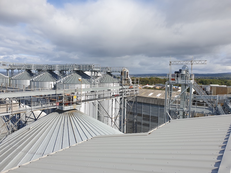 Electrical MCC panels installed by Silchester at the Inverness malting plant